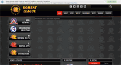 Desktop Screenshot of kombatleague.net